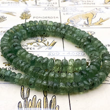 Load image into Gallery viewer, Green Kyanite Heishi Gemstone Bead Strand - Tucson Find
