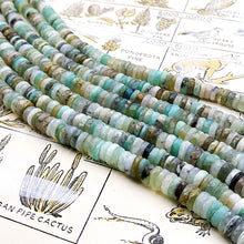 Load image into Gallery viewer, Amazonite Heishi Gemstone Bead Strand - Tucson Find
