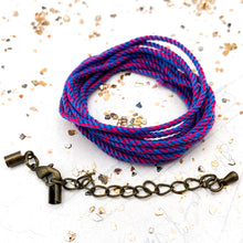 Load image into Gallery viewer, Passionate Purple 1.2mm Braided Cord Necklace Kit - Paris Find!
