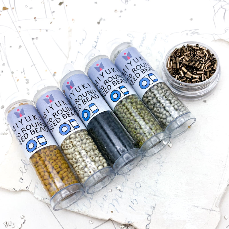 Earthy Chevrons Seed Bead Bundle - 6 Colors
