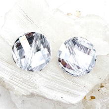 Load image into Gallery viewer, 14mm Crystal Comet Argent Light Twist Bead - 2pcs
