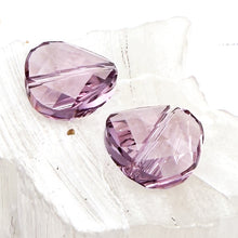 Load image into Gallery viewer, 14mm Light Amethyst Twist Bead - 2pcs
