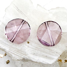 Load image into Gallery viewer, 14mm Light Amethyst Twist Bead - 2pcs
