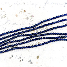 Load image into Gallery viewer, Royal Blue Tiny Crystal Bead Strand
