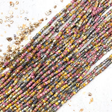 Load image into Gallery viewer, 10/0 Aged Pink Picasso Medley Seed Bead Strand
