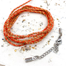 Load image into Gallery viewer, Crimson Braided Cord Necklace Kit - Paris Find!
