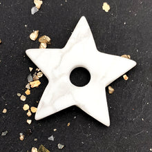 Load image into Gallery viewer, Howlite Star Focal Pendant
