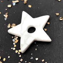 Load image into Gallery viewer, Howlite Star Focal Pendant
