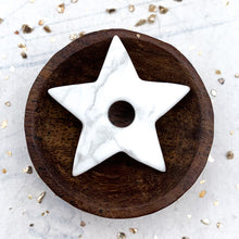 Load image into Gallery viewer, Howlite Star Focal Pendant
