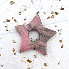 Load image into Gallery viewer, Faded Red Howlite Star Focal Pendant
