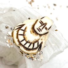 Load image into Gallery viewer, Natural Etched Bone Buddha Bead
