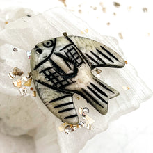 Load image into Gallery viewer, Stained Etched Angel Fish Bead

