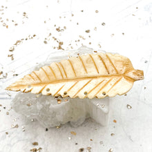 Load image into Gallery viewer, Natural Bone Leaf with Holes
