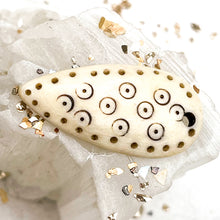 Load image into Gallery viewer, Natural Etched Bone Bead with Holes

