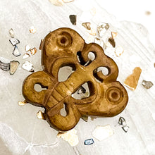 Load image into Gallery viewer, Stained Etched Butterfly Bead
