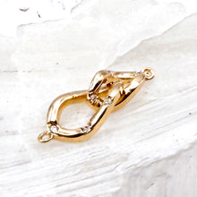 Load image into Gallery viewer, 18K Gold Plated Figaro Shaped Connector Chain
