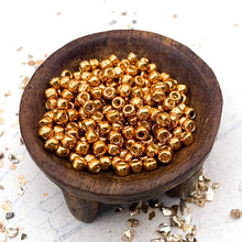 Load image into Gallery viewer, Permafinish Galvanized Old Gold 8/0 Seed Bead Tube
