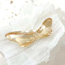 Load image into Gallery viewer, 30mm Golden Shadow Premium Crystal Dragonfly Wing Pendant
