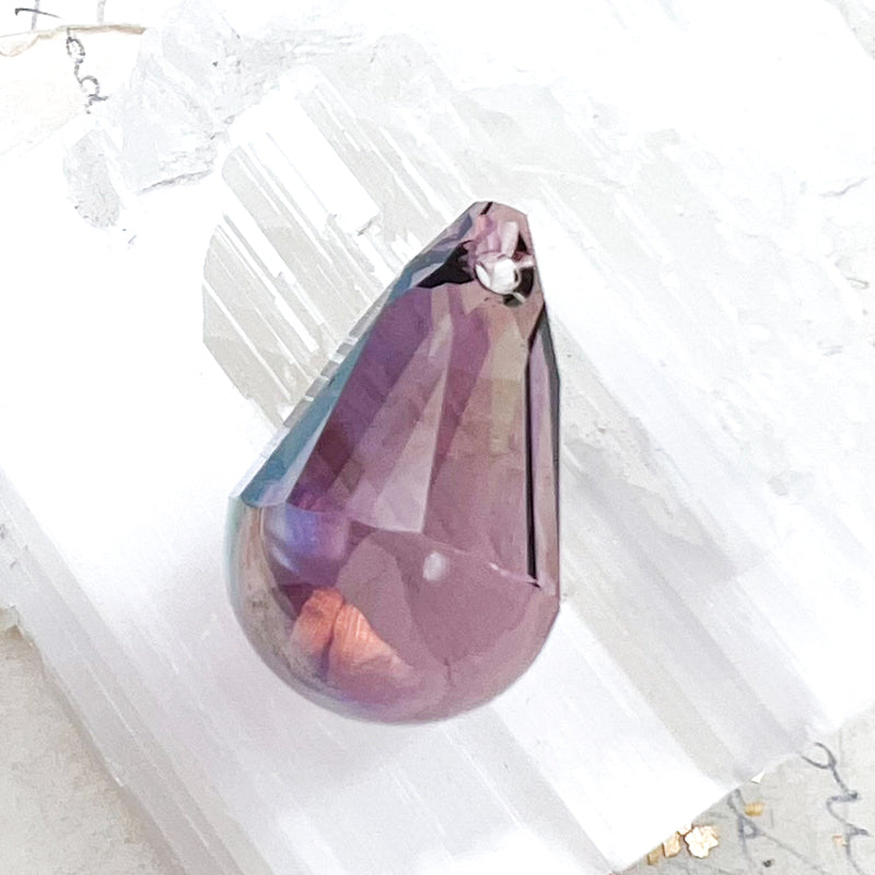 27mm Lilac Shadow Cabochette Premium Austrian Crystal Pendant