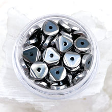 Load image into Gallery viewer, Silver Hematite Wavy Spacer
