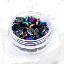 Load image into Gallery viewer, Galaxy Hematite Wavy Spacer Mix
