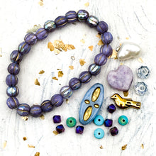 Load image into Gallery viewer, Pretty Bird Purple Bead Kit
