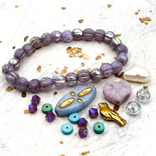 Load image into Gallery viewer, Pretty Bird Purple Bead Kit
