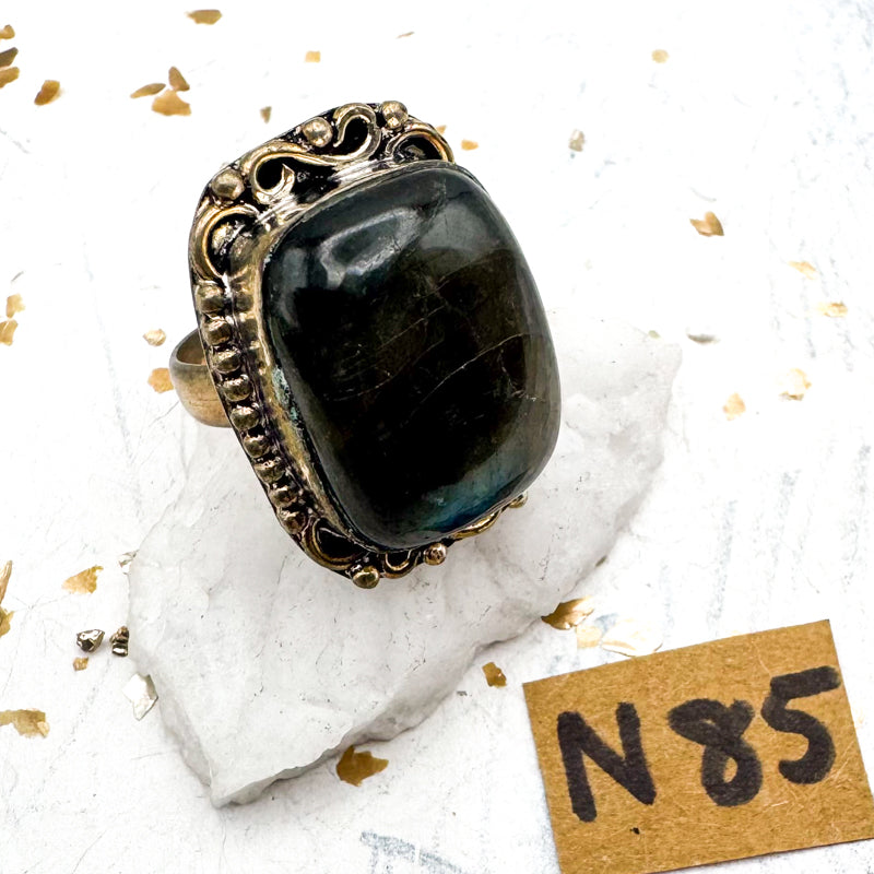 Midnight Labradorite Ring