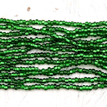 Load image into Gallery viewer, 8/0 Glorious Green Seed Bead Hank
