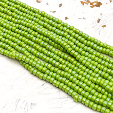 Load image into Gallery viewer, 8/0 Glaucous Green Seed Bead Hank

