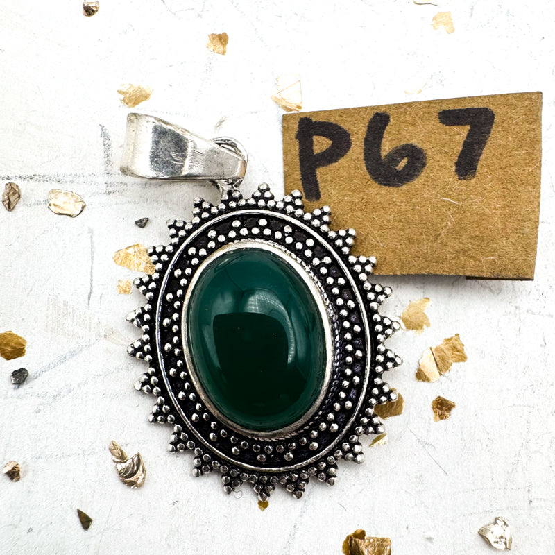 Elegant Emerald Princess Pendant