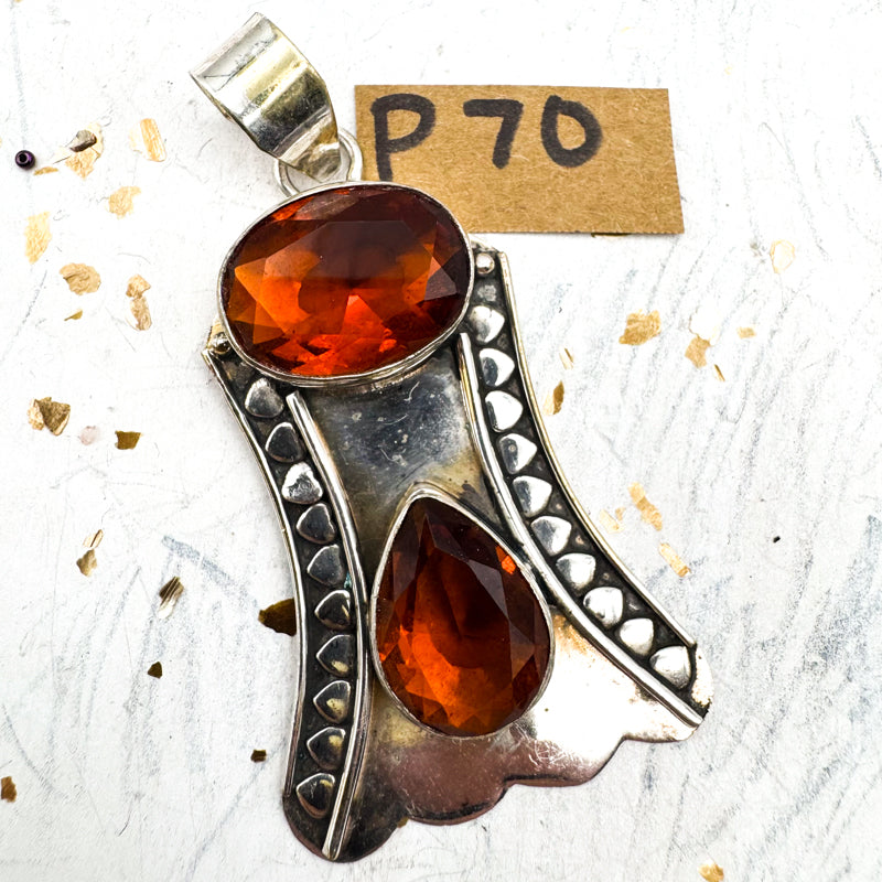 African Princess Topaz Pendant