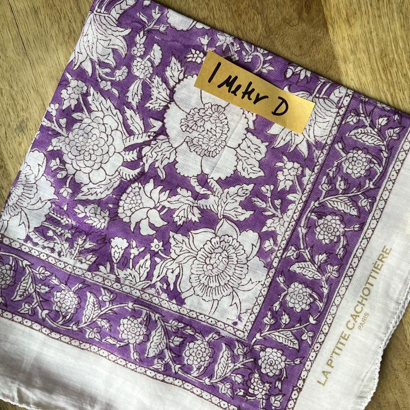 Large Purple Scarf - Paris Find!