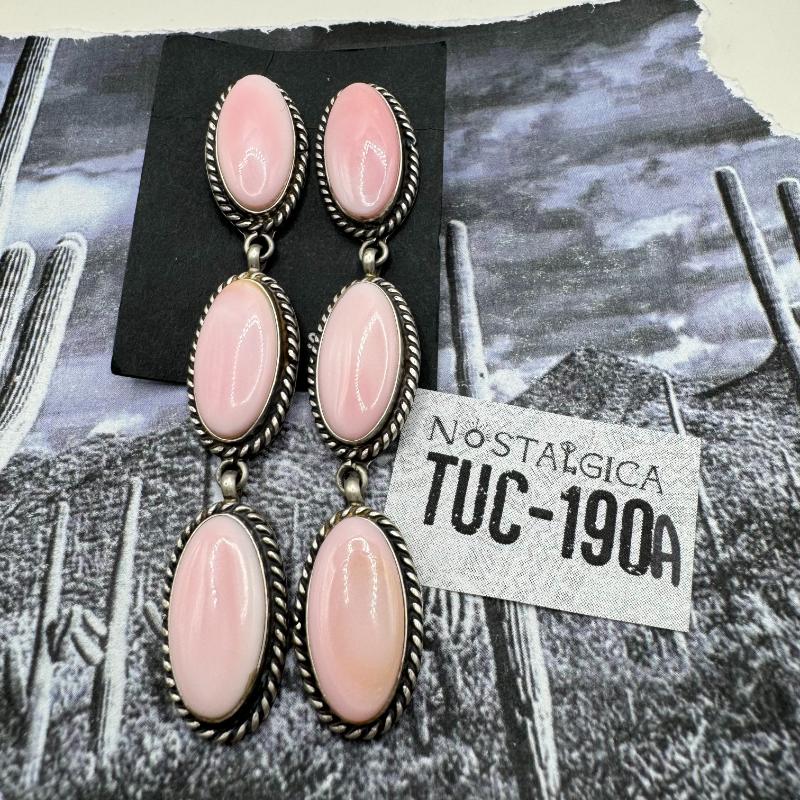 Long Pink Earring Pair - Tucson Find