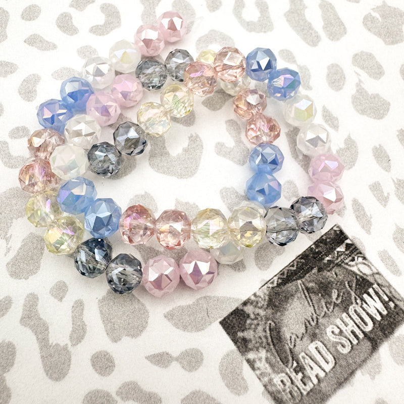 Spring Days Sparkling Crystal Bead Strand - Tucson Find