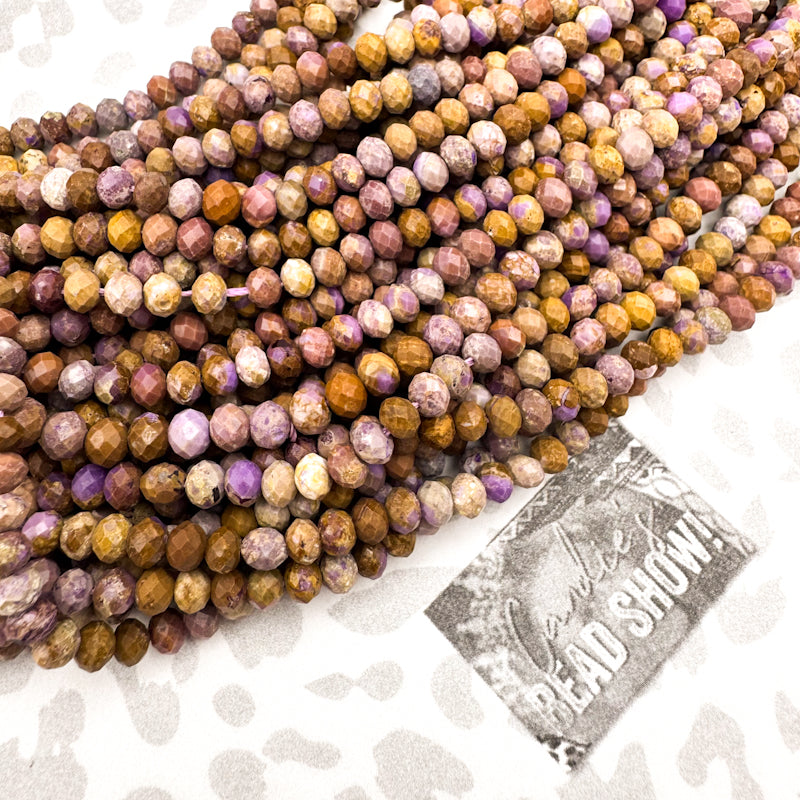 Rondelle Gemstone Bead Strand - Tucson Find