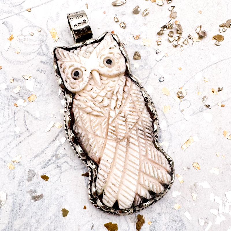 Pre-Order Brave Owl Nepal Pendant