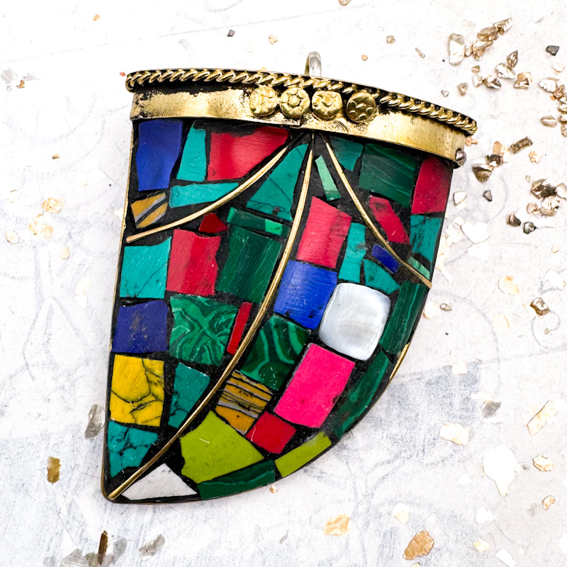 Pre-Order Mosaic Nepal Pendant