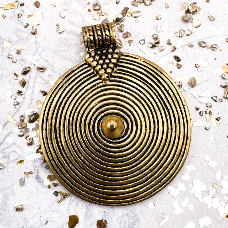 Brass Focal Nepal Pendant