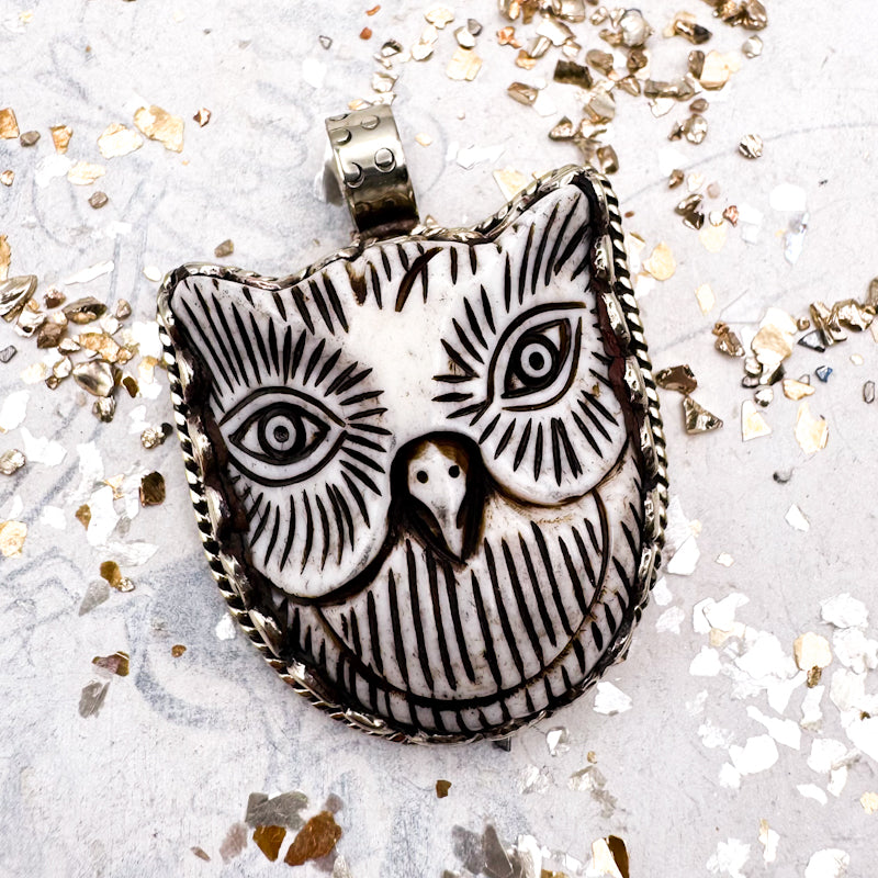 Protector Owl Nepal Pendant