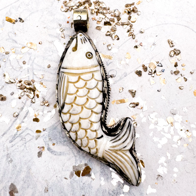 Lucky Fish Nepal Pendant