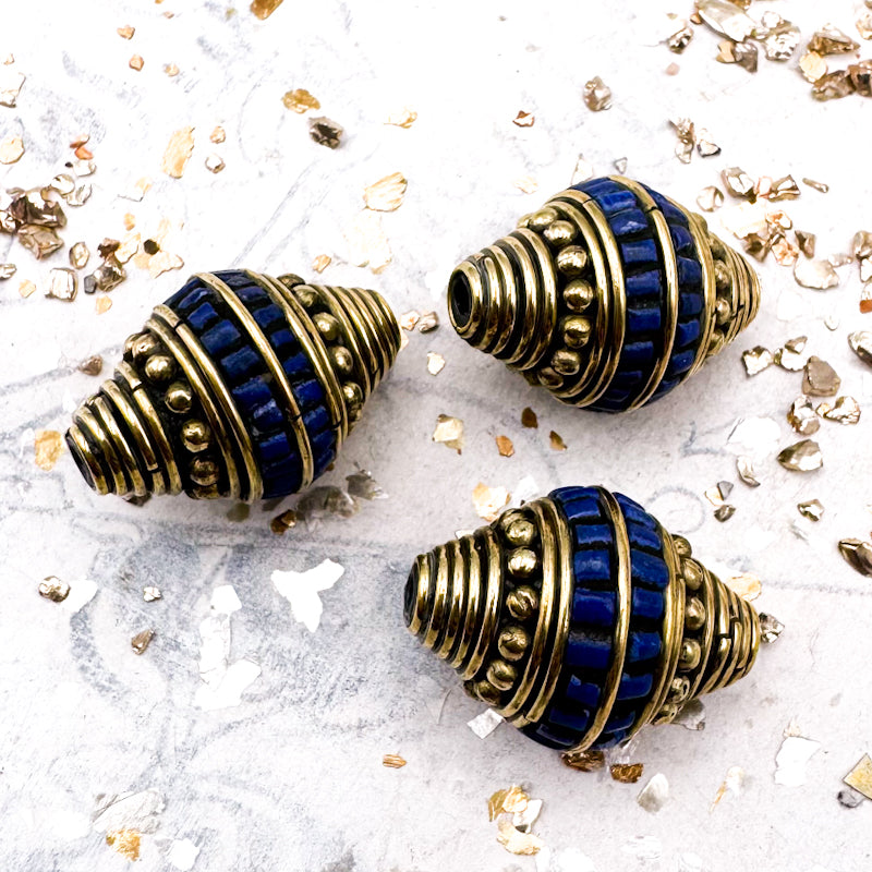 Nepal Brass Focal Bead