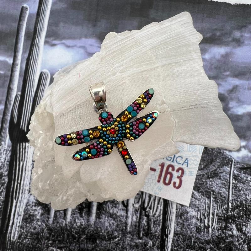 Mosaico Dragonfly Pendant - Tucson Find