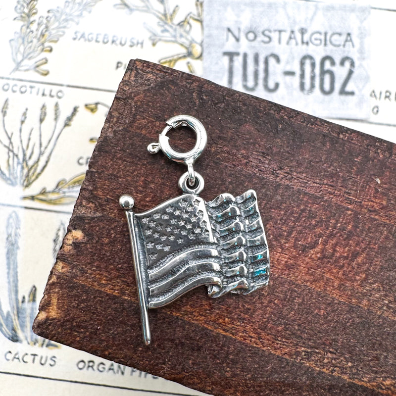 American Flag Charm - Tucson Find