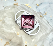 Load image into Gallery viewer, 27mm Pink Diamond Premium Austrian Crystal Metal Button
