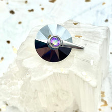 Load image into Gallery viewer, 25mm Purple Premium Austrian Crystal Button
