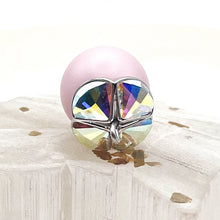 Load image into Gallery viewer, 20mm Pink Flowered Top Premium Austrian Crystal

