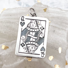 Load image into Gallery viewer, Pre-Order Sterling Silver Queen of Hearts Charm
