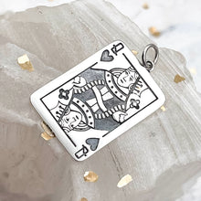 Load image into Gallery viewer, Pre-Order Sterling Silver Queen of Hearts Charm
