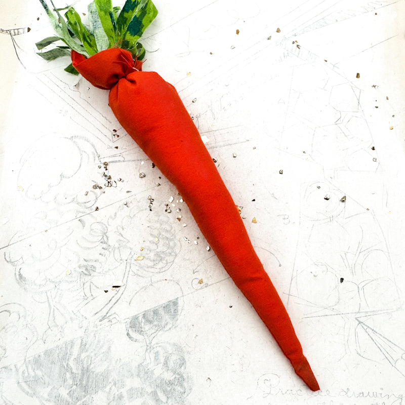 Bright Red-Orange Decorative Carrot - Candie's Find